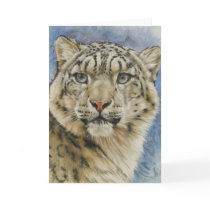 Berry's Snow Leopard cards by BarbBarcikKeith Berry's Snow Leopard cards