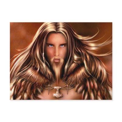 Berserker Postcard 2 by Nellis Eketorp by nellis_eketorp