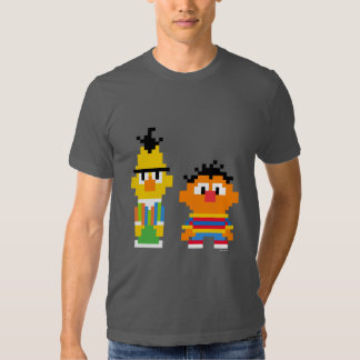 pixelated bert and ernie shirt