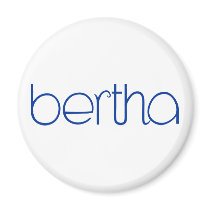 Bertha blue Magnet