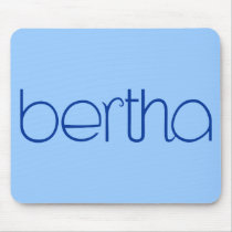 Bertha blue Mousepad