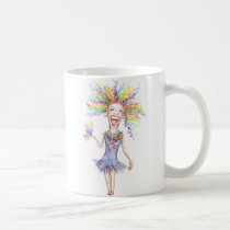 Bertha the Birthday Broad mug mugs
