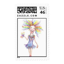 Bertha the Birthday Broad Stamps! stamps