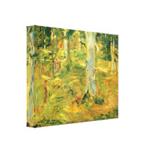 Berthe Morisot - bosque de Compiegne Impresión En Lona