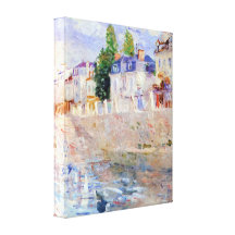 Berthe Morisot - el cielo en Bougival Impresiones En Lienzo Estiradas