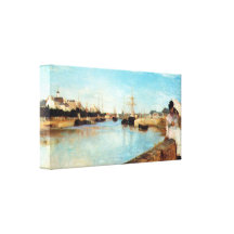 Berthe Morisot - el puerto de Lorient Impresiones En Lienzo Estiradas