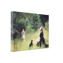 Berthe Morisot - en el prado Impresiones De Lienzo