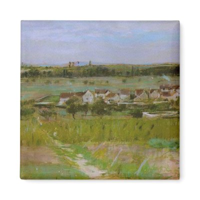 Berthe Morisot French Landscape Paintings Fridge Magnets by vintagegiftmall