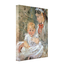 Berthe Morisot - Julia con su enfermera Lienzo Envuelto Para Galerias