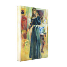 Berthe Morisot - Julia que tocan el violín Impresión En Lona