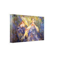 Berthe Morisot - pocos jugadores de flauta Impresiones En Lona Estiradas