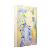 Berthe Morisot - retrato de Paule Gobillard Impresion De Lienzo
