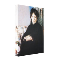 Berthe Morisot - retrato de señora Pontillon Lona Envuelta Para Galerias