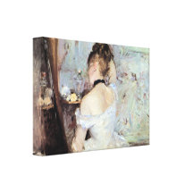 Berthe Morisot - señora en el retrete Lienzo Envuelto Para Galerías