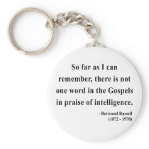Bertrand Russell Quote 2a Key Chains