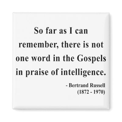 Bertrand Russell Quote 2a Fridge Magnets by atheist_store