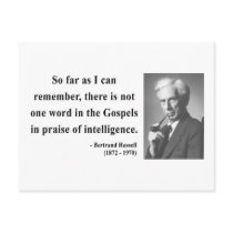 Bertrand Russell Quote 2b postcards