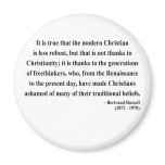 Bertrand Russell Quote 6a Fridge Magnets