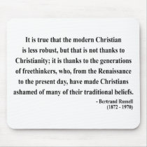 Bertrand Russell Quote 6a mousepads