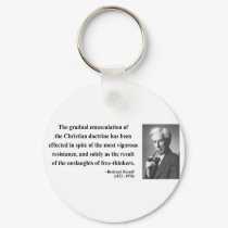 Bertrand Russell Quote 7b keychains