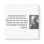 Bertrand Russell Quote 7b Fridge Magnet