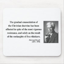 Bertrand Russell Quote 7b mousepads