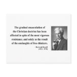 Bertrand Russell Quote 7b Post Card