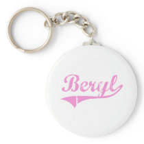 Beryl Classic Style Name Keychains