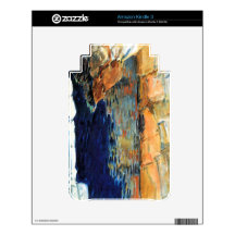 Beryl look at the pond by Childe Hassam Kindle Decal