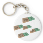 Bes as Be Beryllium and S Sulfur Key Chains