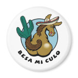 Besa Mi Culo Refrigerator Magnets