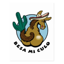 Besa Mi Culo Post Card