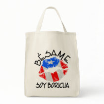 Besame Soy Boricua Kiss Me I'm Puerto Rican Bag