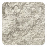 Besancon Square Stickers