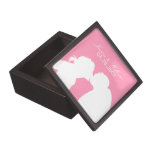 Besar la silueta cajas de recuerdo de calidad