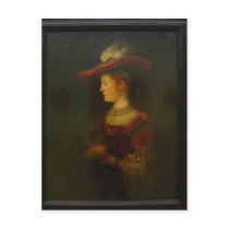 Beschreibung: Rembrandt, Saskia von Uylenburgh im  postcards