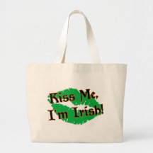Béseme que soy irlandés bolsa