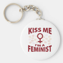 Béseme que soy una feminista llaveros