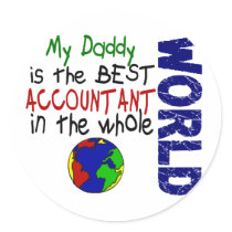 Best Accountant In World 2 (Daddy) Sticker