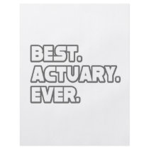 Best Actuary Ever Custom Flyer