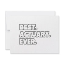 Best Actuary Ever invitations
