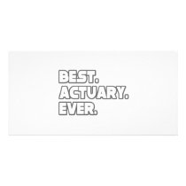 Best Actuary Ever Picture Card