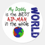 Best Airman In World 2 (Daddy) Sticker