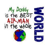 Best Airman In World 2 (Daddy) t-shirts by professiongifts Best Airman In World 2 (Daddy) t-shirts