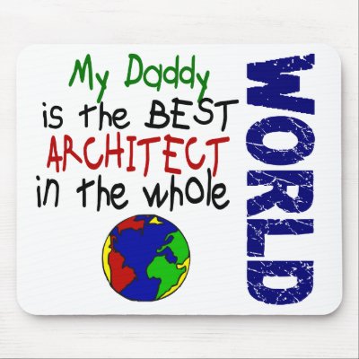 Architect on Best Architect In World 2 Daddy Mouse Mat By Professiongifts