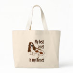 Best Asset Basset Hound Canvas Bag
