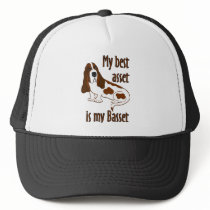 Best Asset Basset Hound Trucker Hat