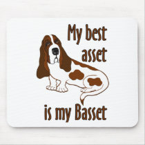 Best Asset Basset Hound mousepads