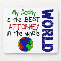 Best Attorney In World 2 (Daddy) Mouse Mat