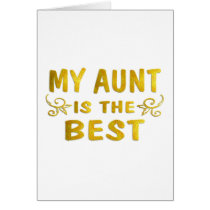 Best Aunt cards